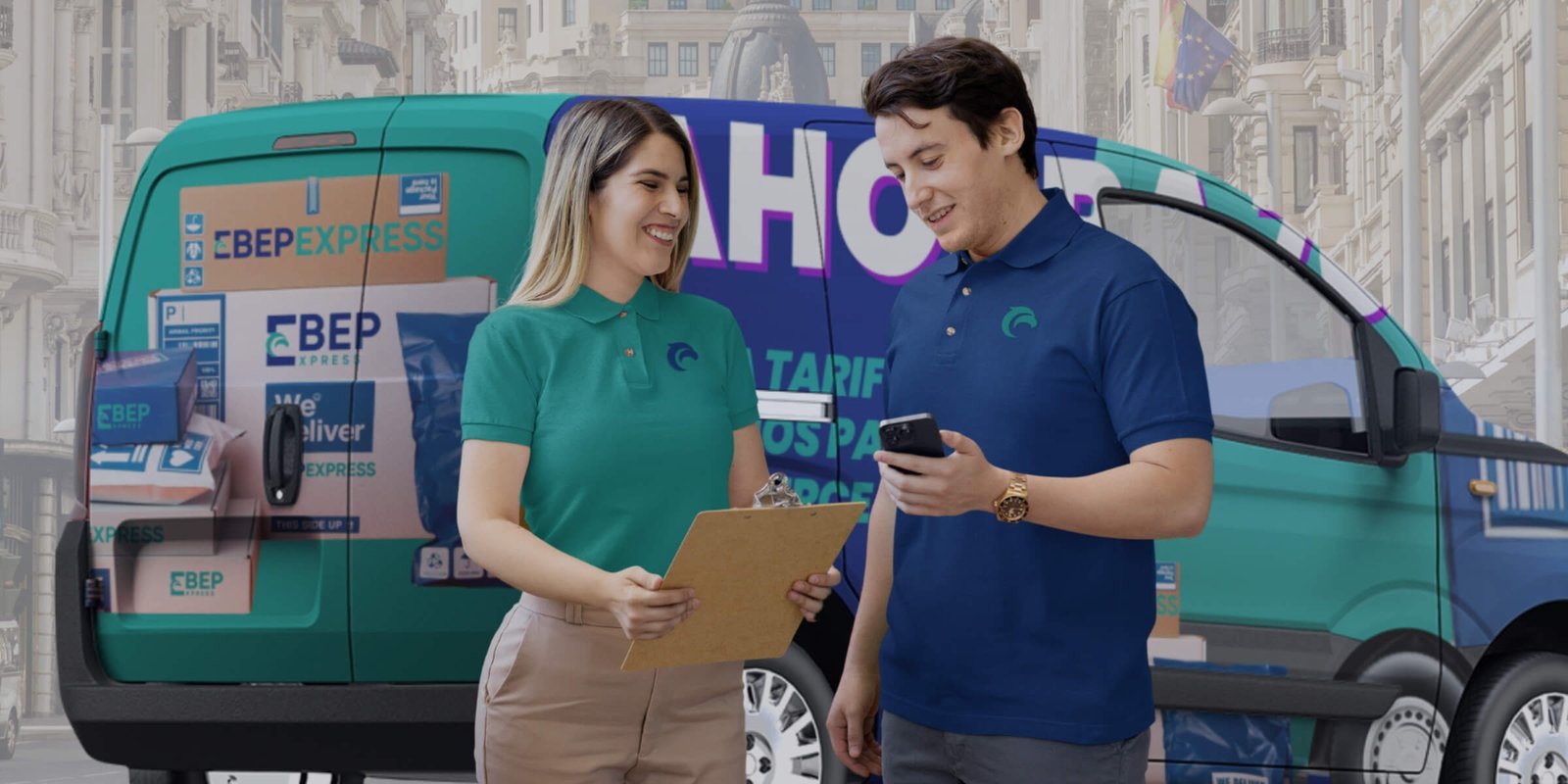 Firma zajmująca się wysyłką paczek e-commerce EBEP Express Polska