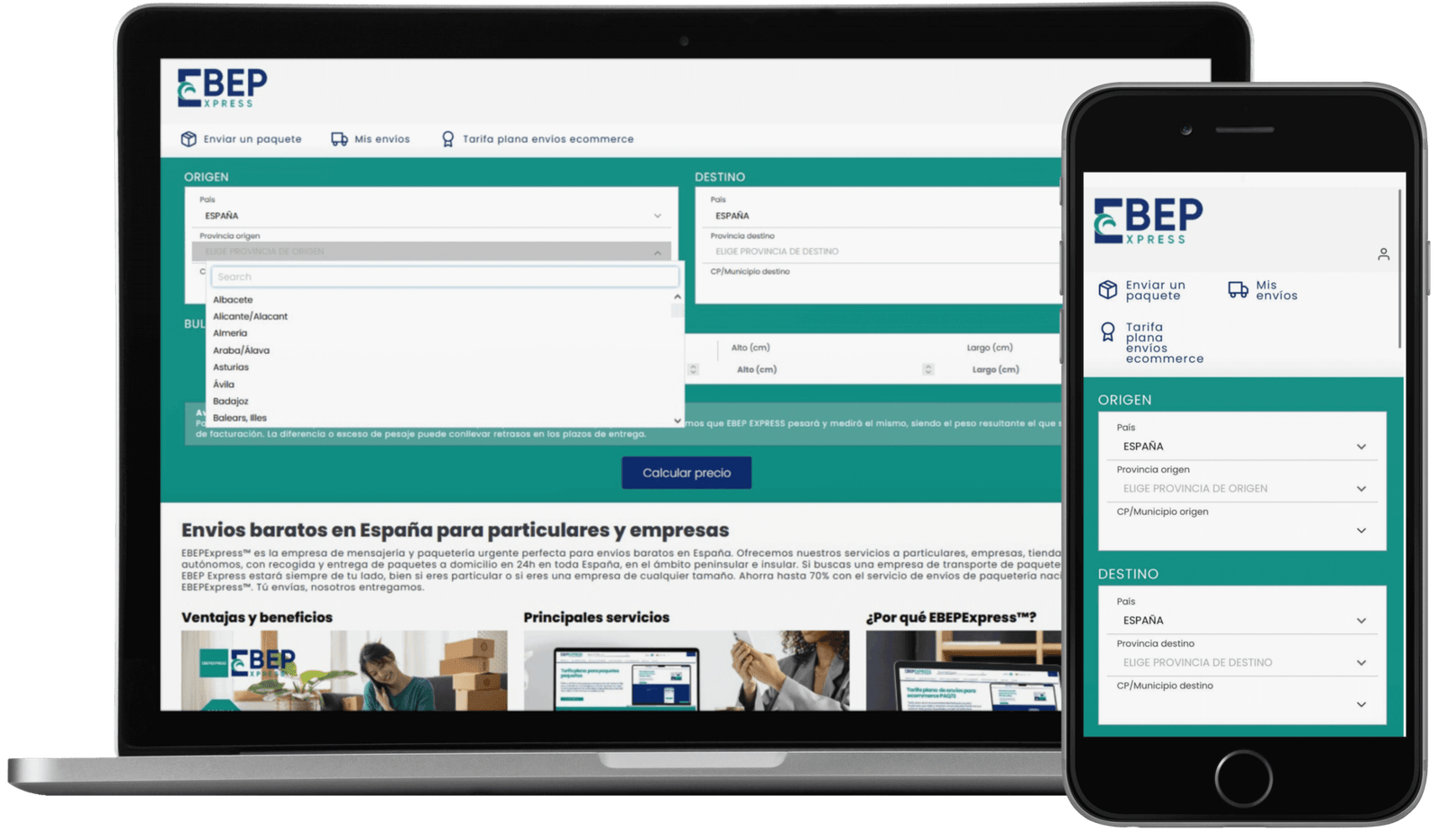 Firma zajmująca się wysyłką paczek e-commerce EBEP Express
